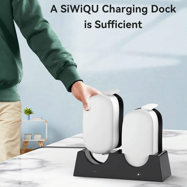 Oculus Quest 2 Dual Charging Stand For Efficient Vr Headset Chargers & Charging Docks