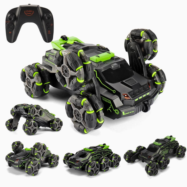 360 Degree Swing Arm Stunt Car With Remote Control And Six Wheel Drift Spray Remote Controlled Toys