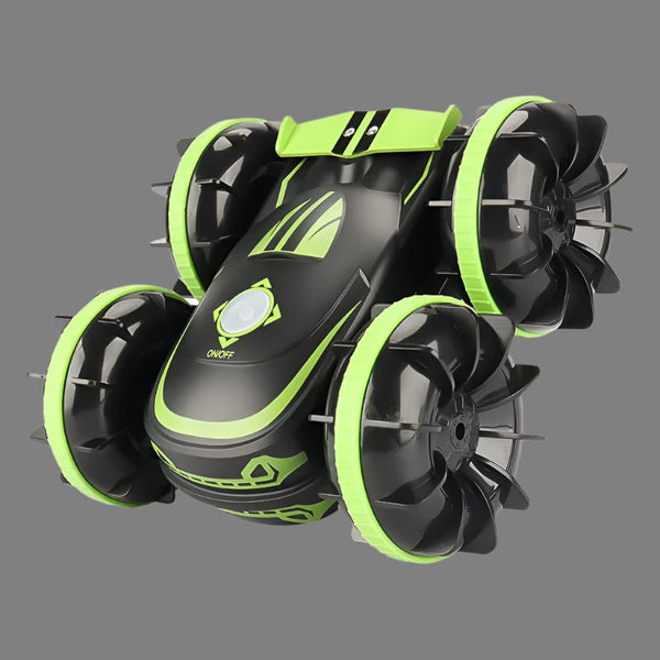 2.4G Remote Control Amphibious Vehicle In Green And Blue Remote Controlled Toys
