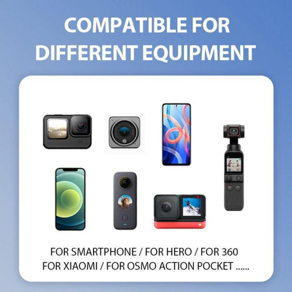 Flexible Neck Mount For Gopro And Smartphones Compatible With Action Cameras Mounts & Holders