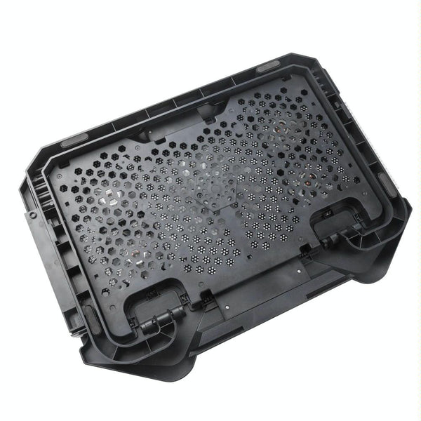 5 Fan Laptop Cooling Pad With Adjustable Stand And Phone Holder Laptop Cooling Pads