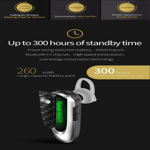 Hf68 Bluetooth Mini Earphone Wireless Earbud For Hands Free Calls And Music Earbuds