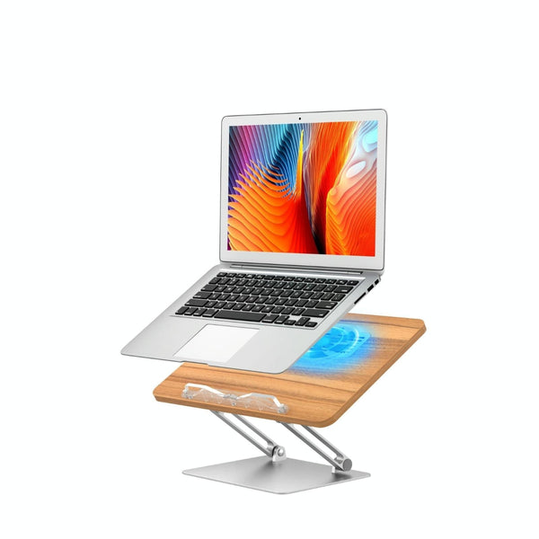 Folding Laptop Stand With Cooling Fan And Tablet Holder Monitor Mounts & Stands