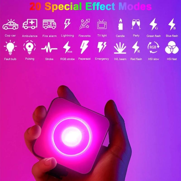 Mini Magnetic Rgb Led Camera Light For Sunset Photography And Video Applications Other Lighting & Studio