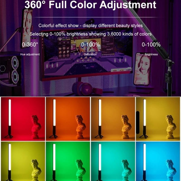 Lcd Display Rgb Handheld Video Light Stick For Photography And Videography Other Lighting & Studio