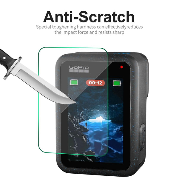 Enkay Hat Prince 9H Tempered Glass Film For Gopro Hero12 Camera Lens Protection Camera Screen Protectors