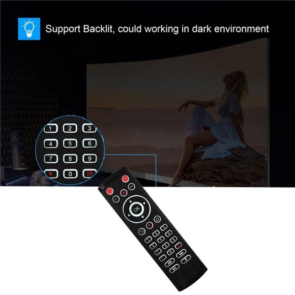 Smart Wireless Air Mouse With Ir Learning And Backlight Control Features Remote Controls