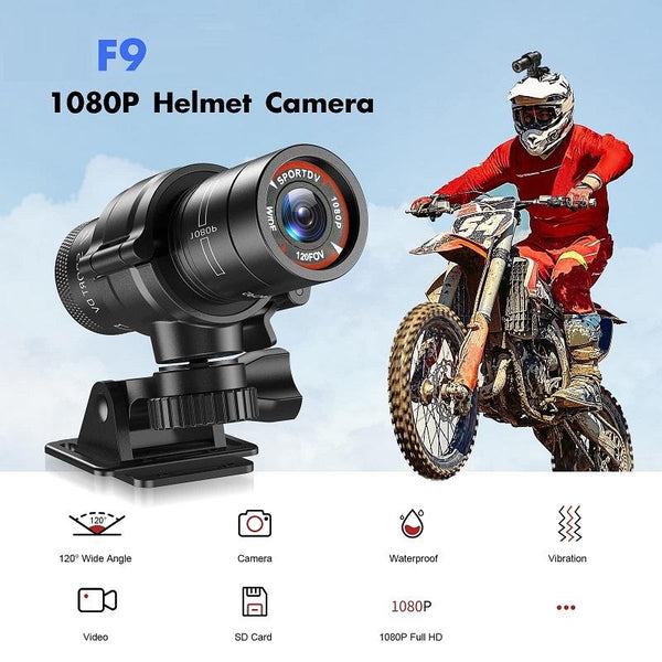 Hd Action Camera For Outdoor Activities With Helmet Mount And Wide Angle Lens Other Camera & Photo Accs