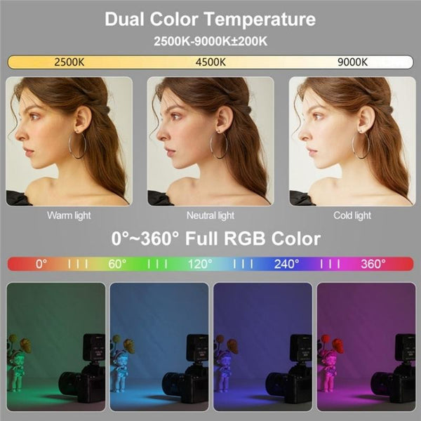 Mini Rgb Selfie Light For Mobile Photography And Video Streaming Selfie Lights
