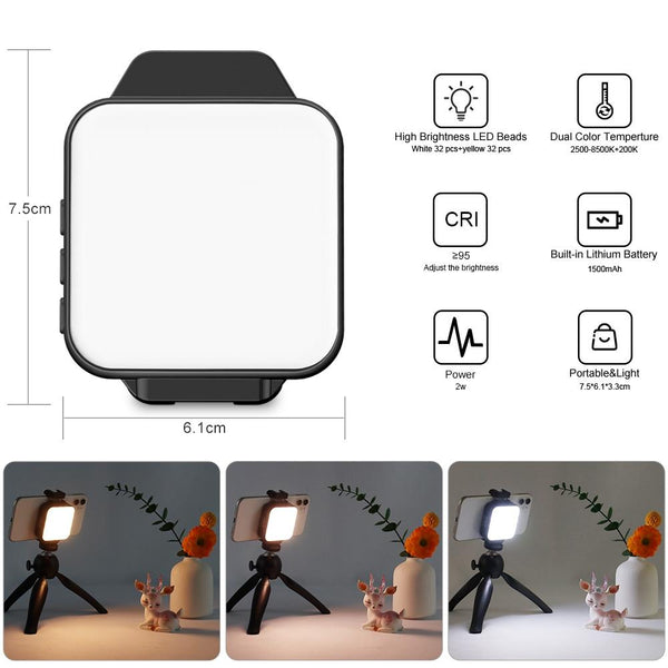 Food Jewelry Pocket Phone Fill Light With Clamp For Photography Applications Other Lighting & Studio