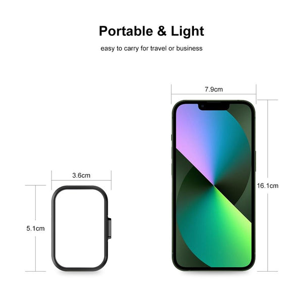 Mini Handheld Stabiliser With Magnetic Beauty Fill Light For Dji And Feiyu Scorp Stabilizers