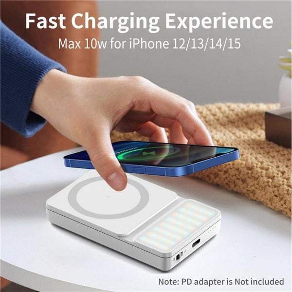 V17 Live Broadcast Magnetic Phone Photography Lamp With Rgb Led Fill Light For Clearer Shots Selfie Lights