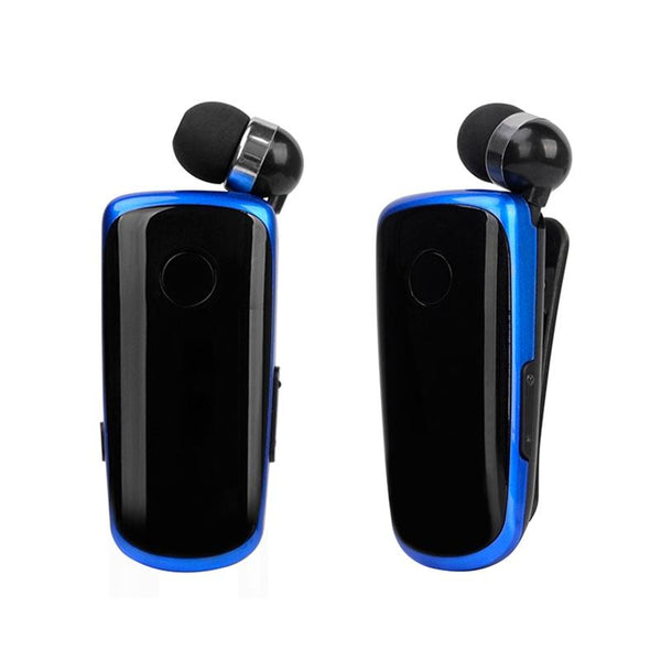 Wireless Bluetooth In Ear Earphone With Vibrating Alert And Clip For Portable Audio Earbuds