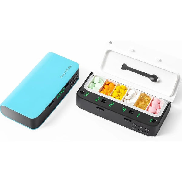 Pill Dispenser With Alarm Daily Medicine Organizer Up To 7 Alarms Day Smart Box Christmas Gift Reminder Pill Boxes