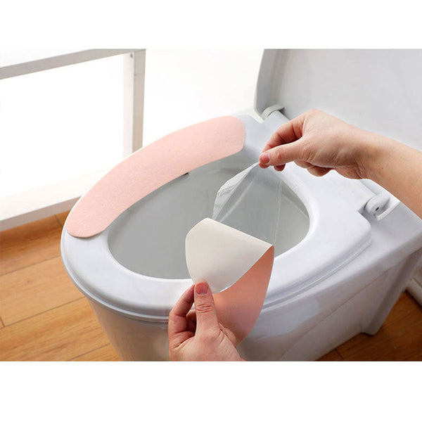 Pink Washable Toilet Seat Cover Cushion Bidet Accessories For Garden Toilet Seats