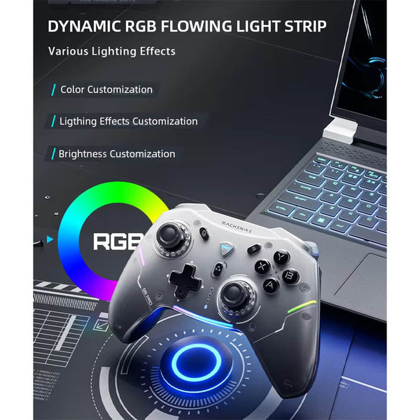 Gamepad Wireless Gaming Controller Machenike G5 Pro Elite Hall Trigger Joystick Mecha Tactile Buttons For Switch Pc Android Ios Other Video Game Acces