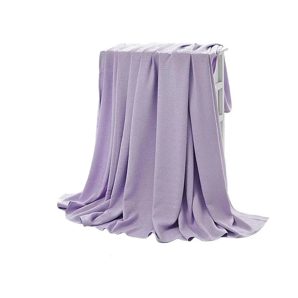 Cooling Bamboos Air Conditioning Throw Blanket Breathable Fiber Blankets