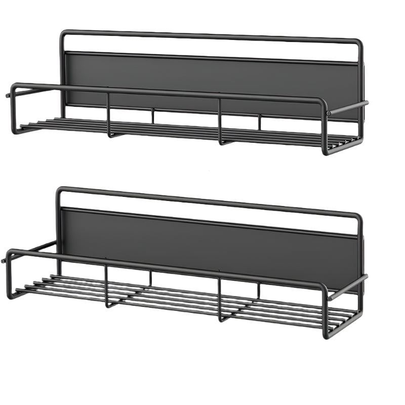 Magnetic Spice Rack Organizer For Refrigerator And Microwave Oven Metal Fridge Shelf Kitchen Spice Jars & Racks