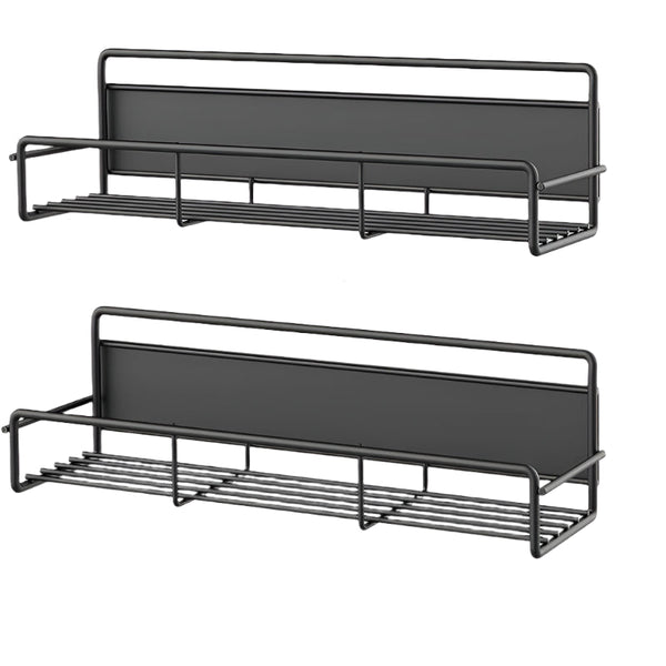 Magnetic Spice Rack Organizer For Refrigerator And Microwave Oven Metal Fridge Shelf Kitchen Spice Jars & Racks