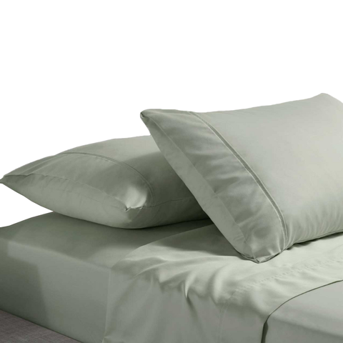 Accessorize 1000Tc Cotton Rich Sheet Set Sage King Sheets