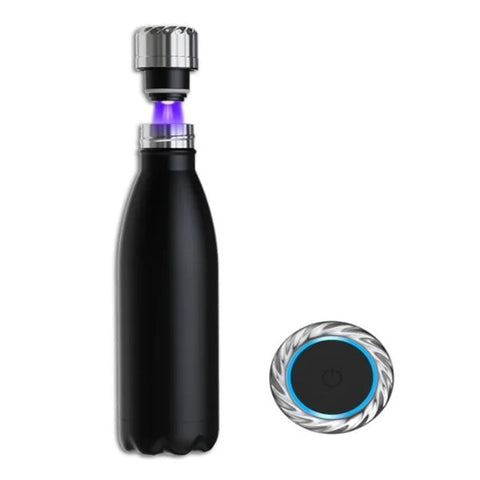 Smart Water Bottle Uv Self Cleaning Digital Thermal Cup Drink Reminder Stainless Steel Thermos With Temperature Display Water Bottles & Vacuum Flasks