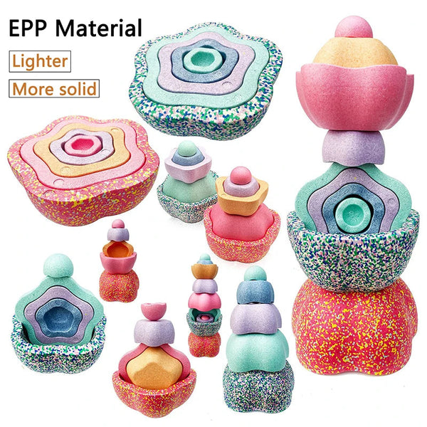 Foam Balance Stepping Stone Kids Sports Toys Touch Sensory Integration Training Equipment Outdoor Games For Children Other Outdoor Toys