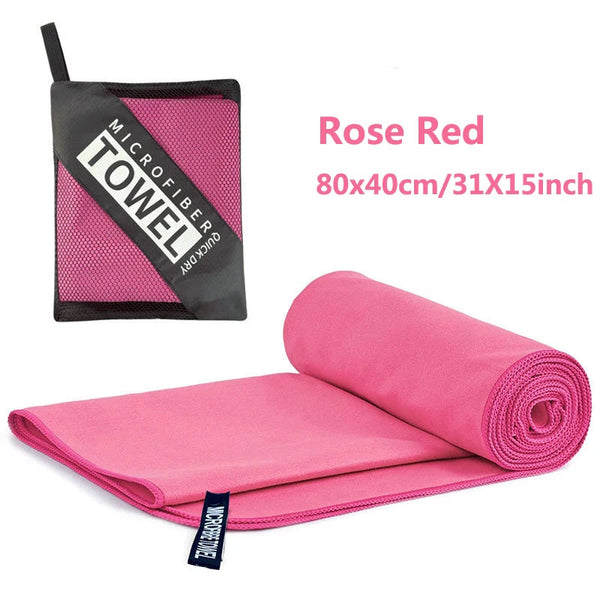 Quick Drying Microfiber Camping Towel Super Absorbent Gym/Swimming 40X80cm Lightweight Sports/Beach/ Travel Towels Towels & Flannels