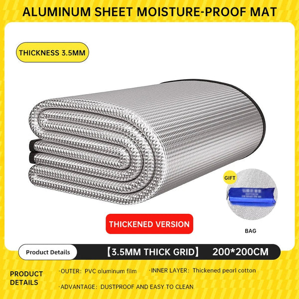 Outdoor Picnic Moisture Proof Pad Double Sided Thick Aluminum Film Waterproof Beach Mat Portable Tent Floor Camping Picnic Rugs