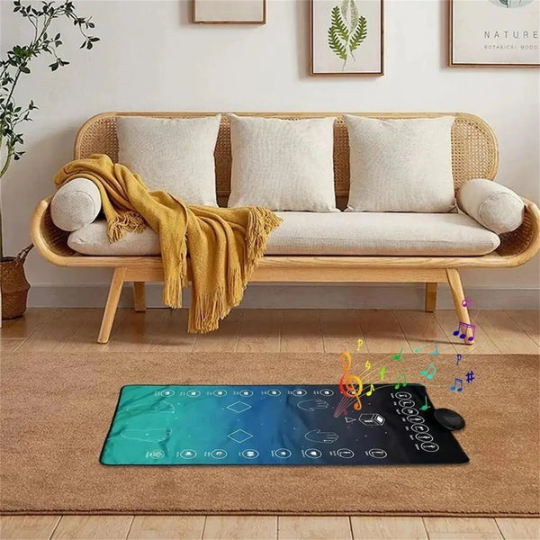 Smart Led Prayer Mat With One Touch Reminder & Sound Function Waterproof Flame Retardant Portable Worship Blanket For Home Door Mats & Floor Mats