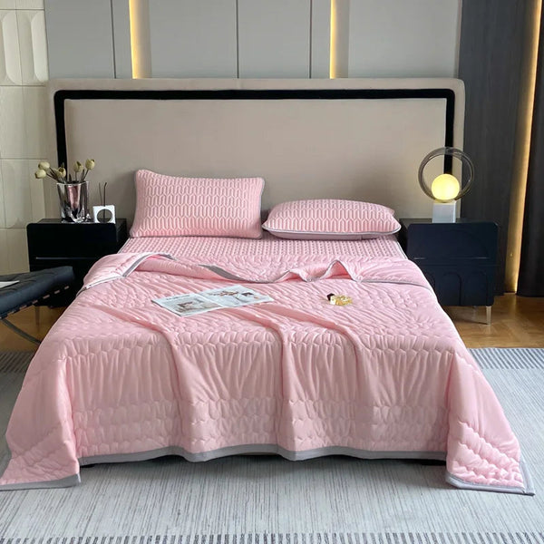 Cooling Blanket 2024 New Class A Silk Double Sided Quilt Latex Blankets