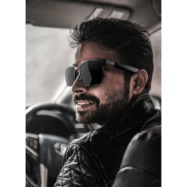 Hot For Xiaomi Smart Glasses Men 2In1 Uv Protection Portable Polarized Anti Blue Light Black Frame White Lenses Music Sunglasses