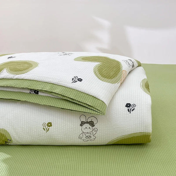 Japan Summer Cotton Quilt Hotel Bed Cooling Thin Quilts Sleep Blanket Blankets