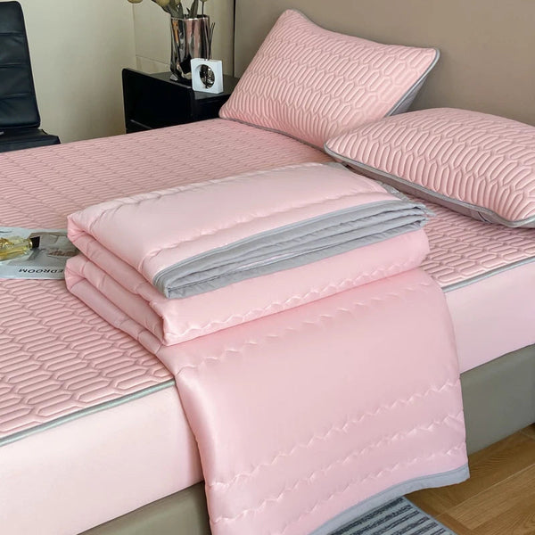 Cooling Blanket 2024 New Class A Silk Double Sided Quilt Latex Blankets