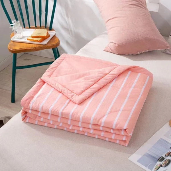 Cooling Quilt Breathable Cotton Sleep Aid For Home And Travel Blankets