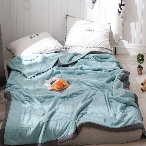 Summer Cooler Quilt For Children And Adults Thin Air Conditioned Soft Blanket

< Blankets