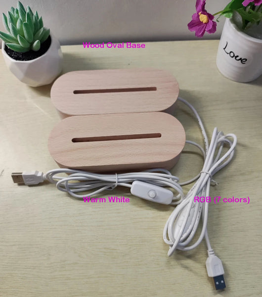 Baby Night Light Nursery Custom Name Acrylic Lamp Personalized For Kids Birthday Gift Christmas Present Night Lights