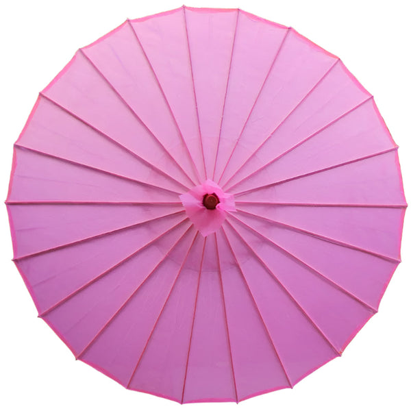 Chinese Colored Fabric Umbrella White Pink Parasols Traditional Dance Japanese Silk Props Umbrellas