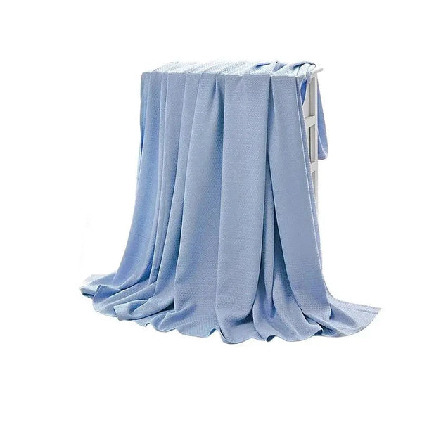 Cooling Bamboos Air Conditioning Throw Blanket Breathable Fiber Blankets