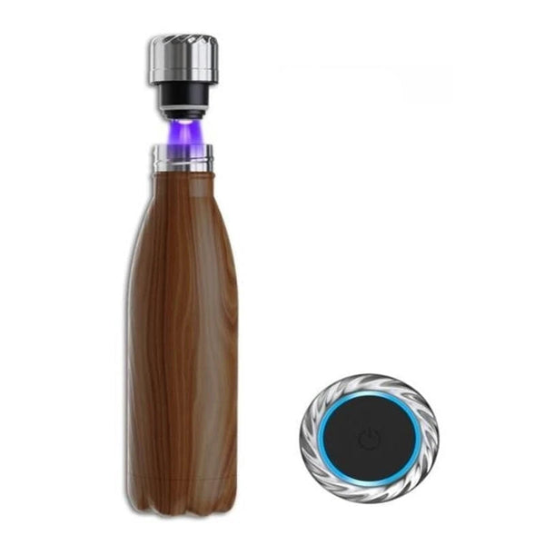 Smart Water Bottle Uv Self Cleaning Digital Thermal Cup Drink Reminder Stainless Steel Thermos With Temperature Display Water Bottles & Vacuum Flasks