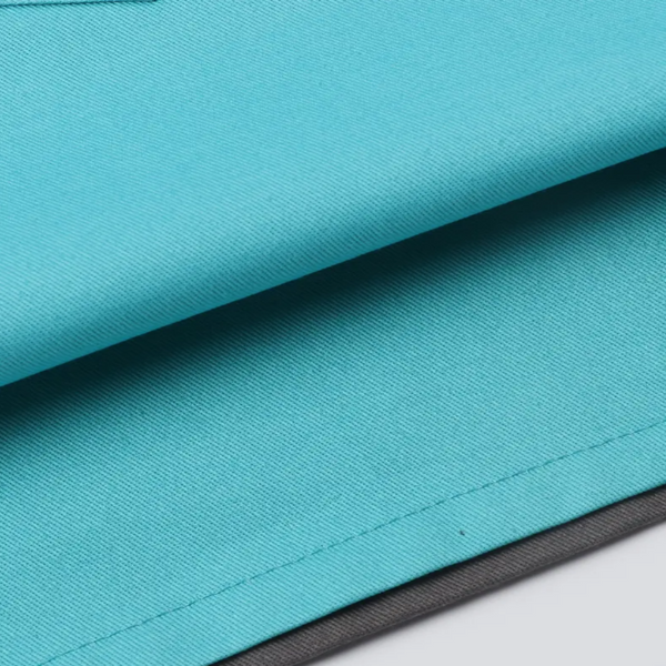 Blue Grey Solid Cooking Apron For Men Women Chef Waiter Cafe Hairdresser Aprons