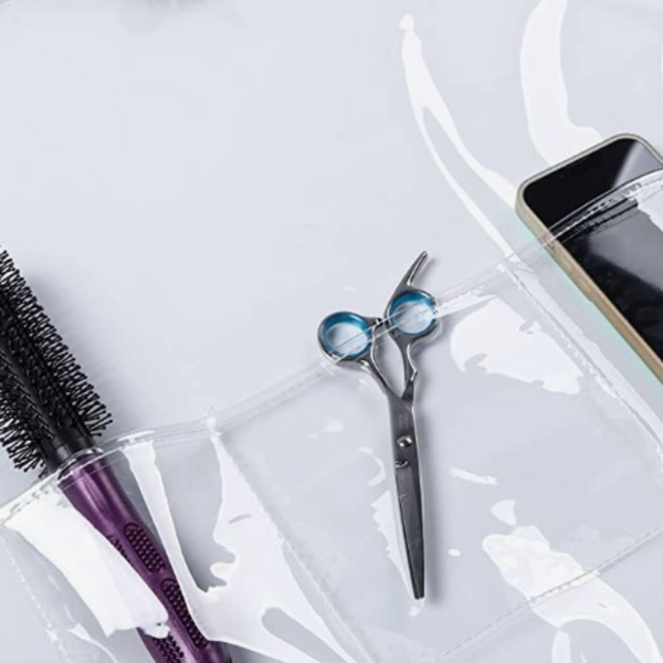 Kitchen Apron Waterproof Tpu With Orange Ribbon For Barber Painting Work Aprons