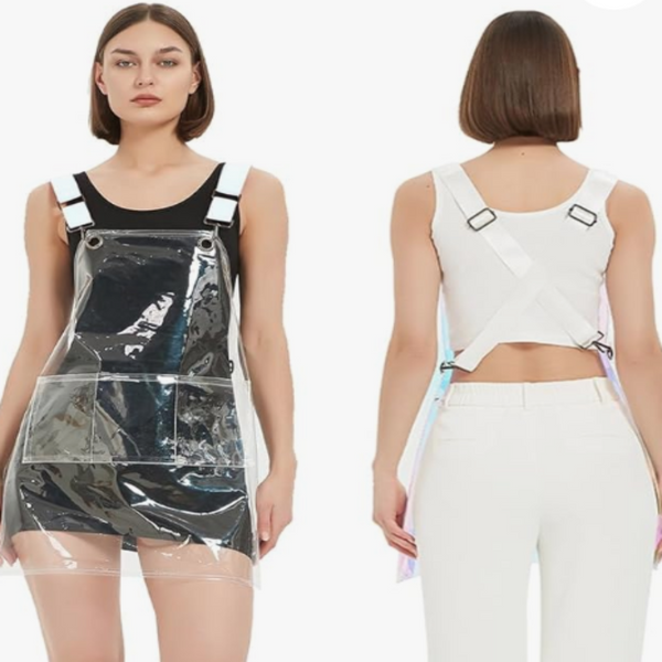 Kitchen Apron Waterproof Tpu For Men Women Work Clothes Barber Haircut Painting Aprons