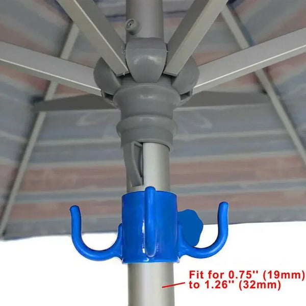 Beach Umbrella Hook Hanging Camping Trip Four Corner Clasp For Towels Bags Hats Tent Accessories Umbrella Accessories