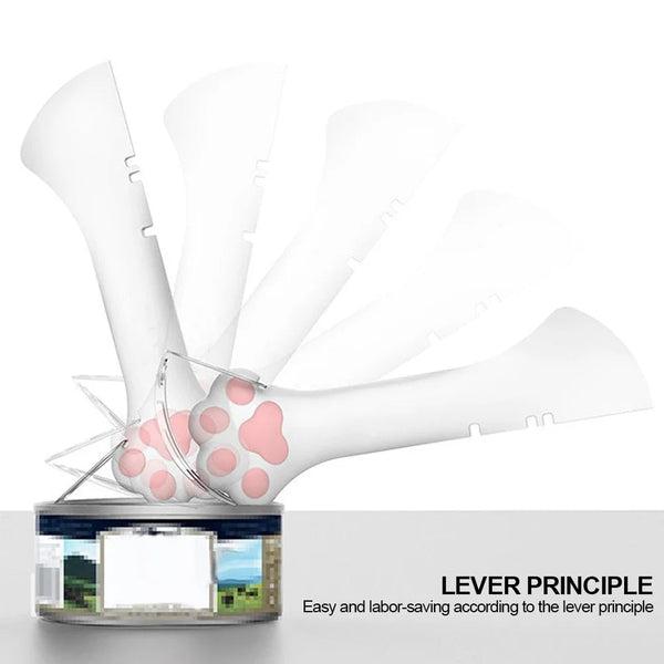 Multifunction Pet Canned Spoon Jar Opener Puppy Feeding Mixing Wet Dry Scoop Accessories Dishes Feeders & Fountains