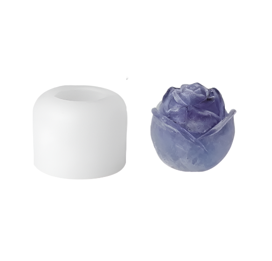 Elegant Rose Shaped Ice Cube Mold Reusable Silicone Icetray Flower Ball Food Grade For Effortless Dessert Summer Drinks Ice Cubes Trays & Moulds