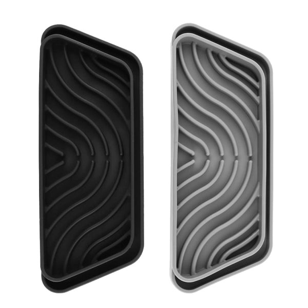 2Pcs Spill Proof Water Dispenser Tray Home Silicone Drain Pad Refrigerator Drip Filter Catcher Anti Splash Refrigerator & Freezer Parts