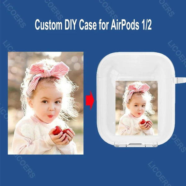 Custom Cases For Airpods 4 2024 Pro 3 1 Diy Photo Picture Print Name Logo Clear Tpu Cover Pods Bluetooth Wireless Bag Earbud Cases