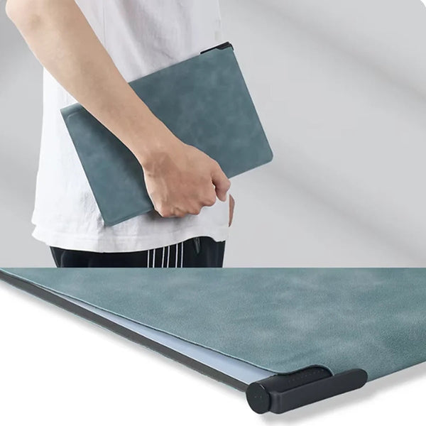 A5 Reusable Whiteboard Notebook Set With Pen Erasing Cloth Leather Memo Pad Weekly Planner Portable Stylish Office Notebooks