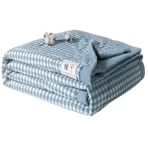 Bed Summer Cooling Quilt Queen King Size Soft Skin Friendly Thin Comforter Blankets