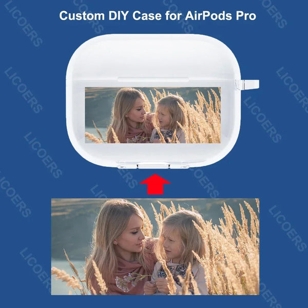 Custom Cases For Airpods 4 2024 Pro 3 1 Diy Photo Picture Print Name Logo Clear Tpu Cover Pods Bluetooth Wireless Bag Earbud Cases